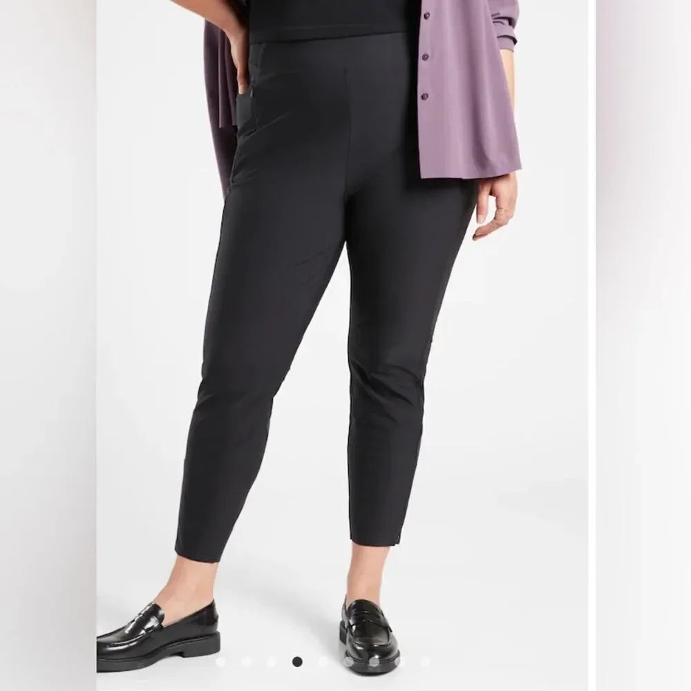 Athleta Stellar Tight NEW NWT Black Size 24 Classic Office Capsule Wardrobe - Picture 1 of 16